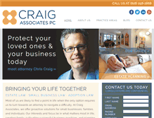 Tablet Screenshot of chriscraiglaw.com